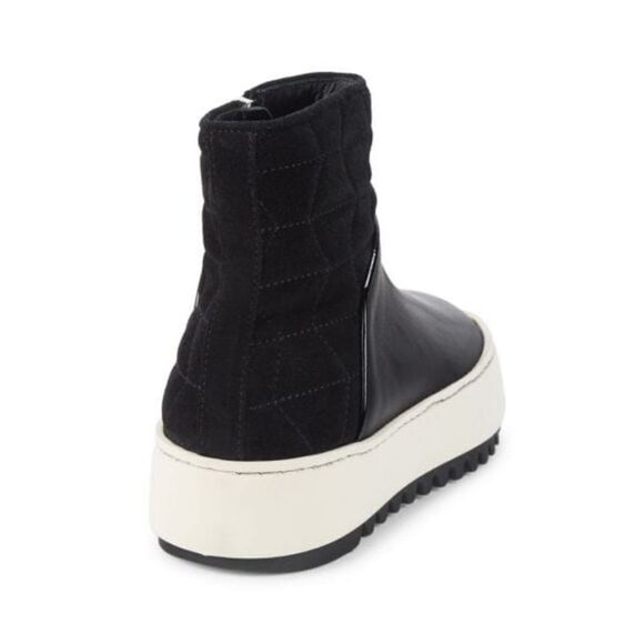 New Aquatalia Alayna Leather & Suede Ankle Side Zip Boots Made in Italy Size 8 - Picture 3 of 14